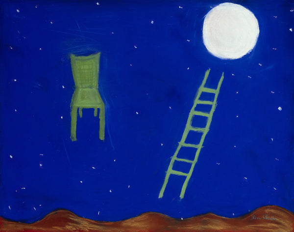 ladder moon chair southwest landscape mystical santa fe sky meditation experience sherri silverman